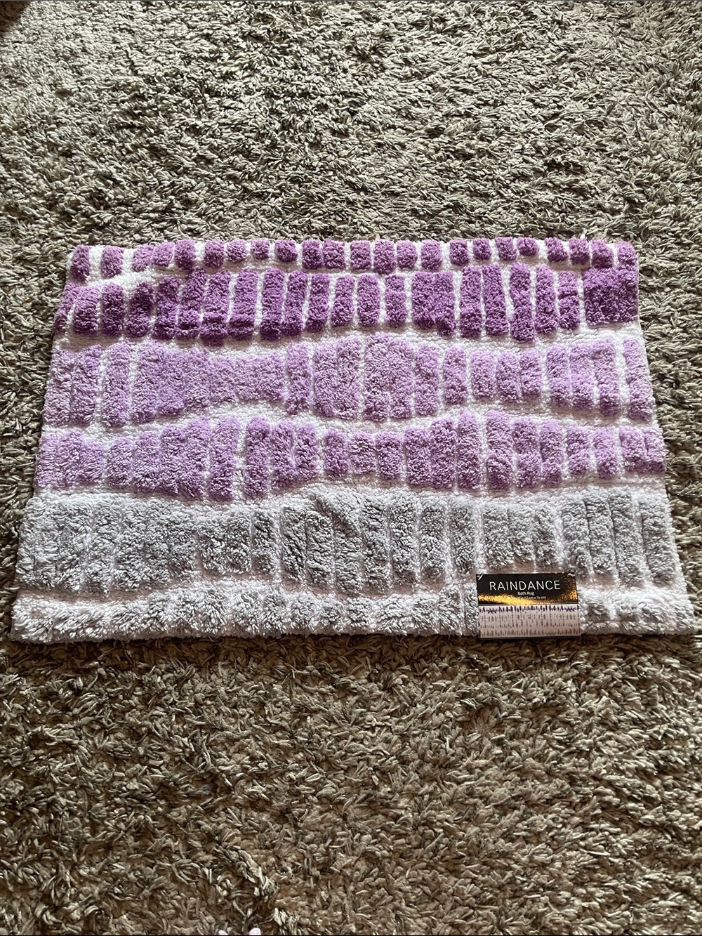 NEW!! CUTE PURPLE BATH MAT